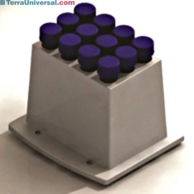 Holds up to 12 x 15 ml centrifuge tubes | 2824-03 displayed