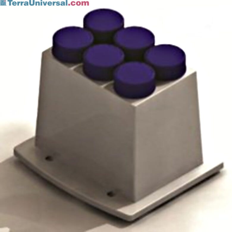 Contains precision contoured wells for uniform thermal transfer | 2824-10 displayed