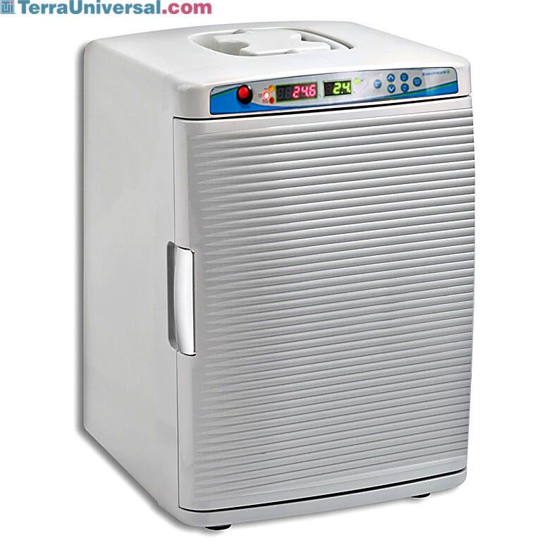 myTemp Mini CO2 Incubator by Benchmark Scientific with a 0.8 cu. ft. capacity fits inside many biosafety cabinets | 2828-04 displayed