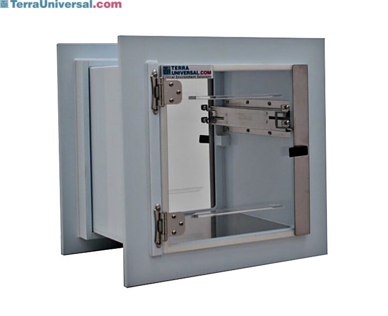 Allows clean transfer of parts in and out of controlled environments (Interlock sold as option) | 2634-01A displayed