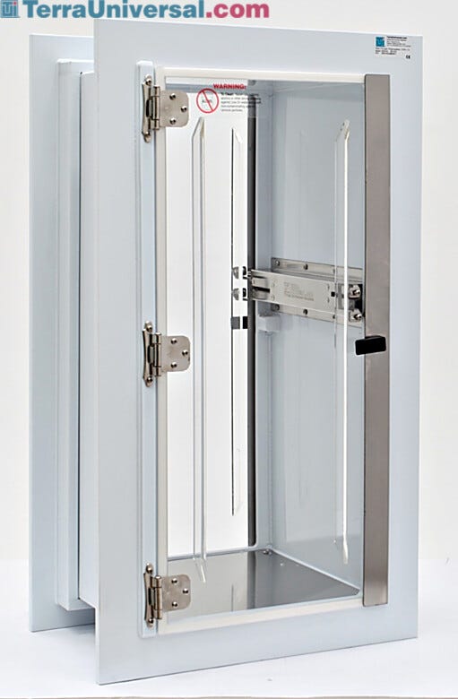 Allows clean transfer of parts in and out of controlled environments (Interlock sold as option)  |  2634-02A displayed