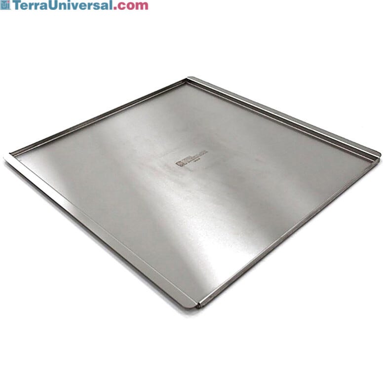 Stainless steel shelf meant for fitting into a series 100 pass-thru  |  1976-05 displayed