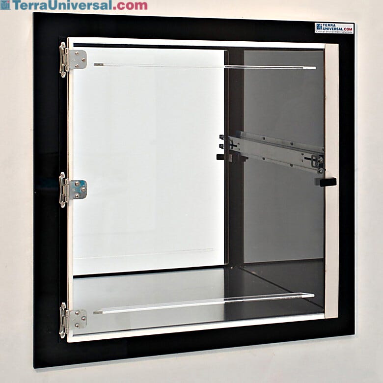 ValuLine® pass-throughs promote clean transfer of parts in and out of controlled environments; interlock prevents cross-contamination | 2634-13A displayed