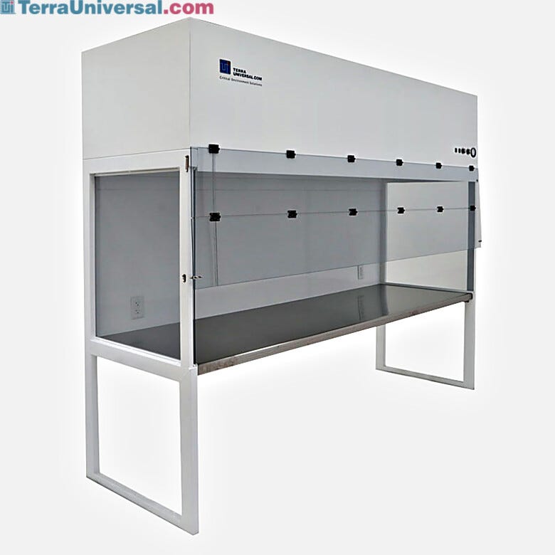 ValuLine® VLF with powder-coated finish and integrated work surface (8-foot model shown) | 2001-70 displayed