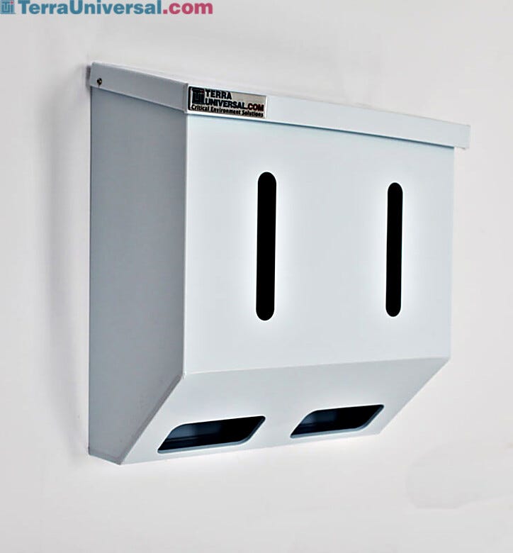 2 Chamber Polypro Glove Dispenser  |  4952-76 displayed