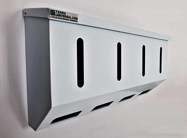 4 Compartment Wall Mounted Polypropylene Glove Dispenser  |  4952-77 displayed