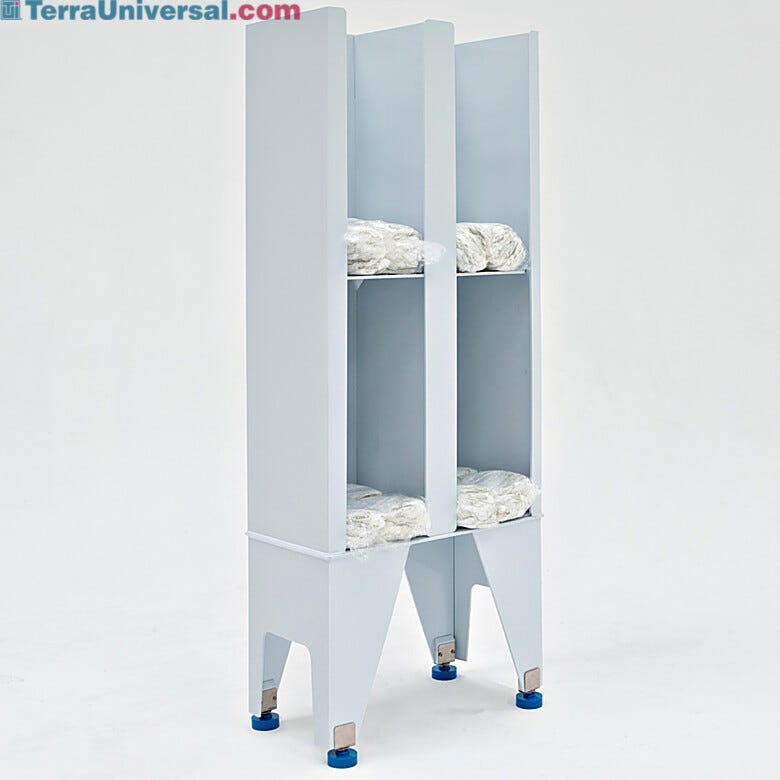 Polypropylene cubbies, single-sided with 4 compartments  |  4955-12 displayed