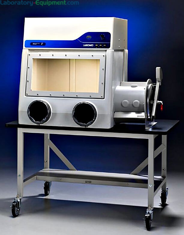 Labconco Precise Series HEPA-filtered glove boxes provide a clean processing environment | 3644-41 displayed