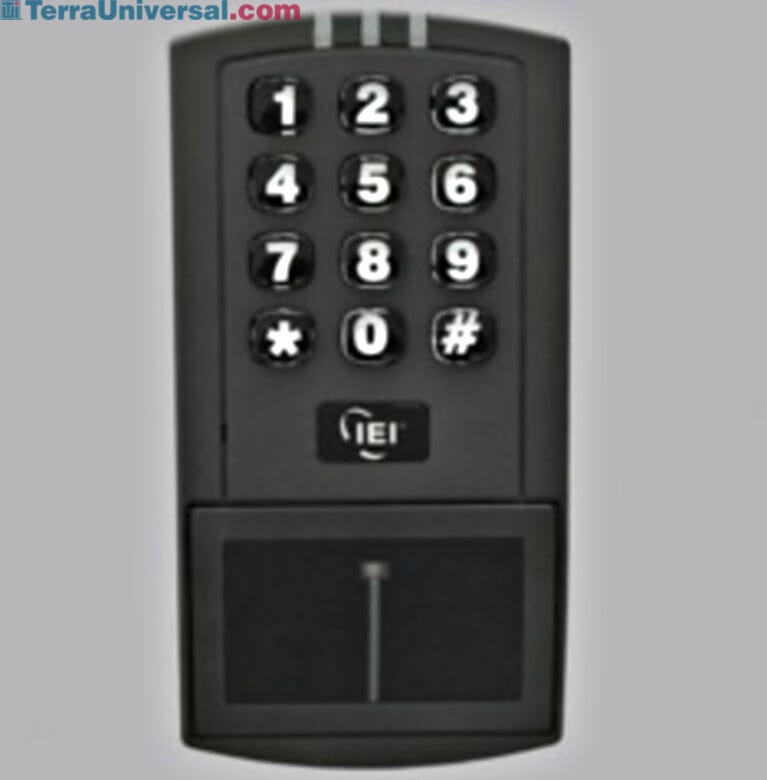 Access Code Panel For Sliding Door