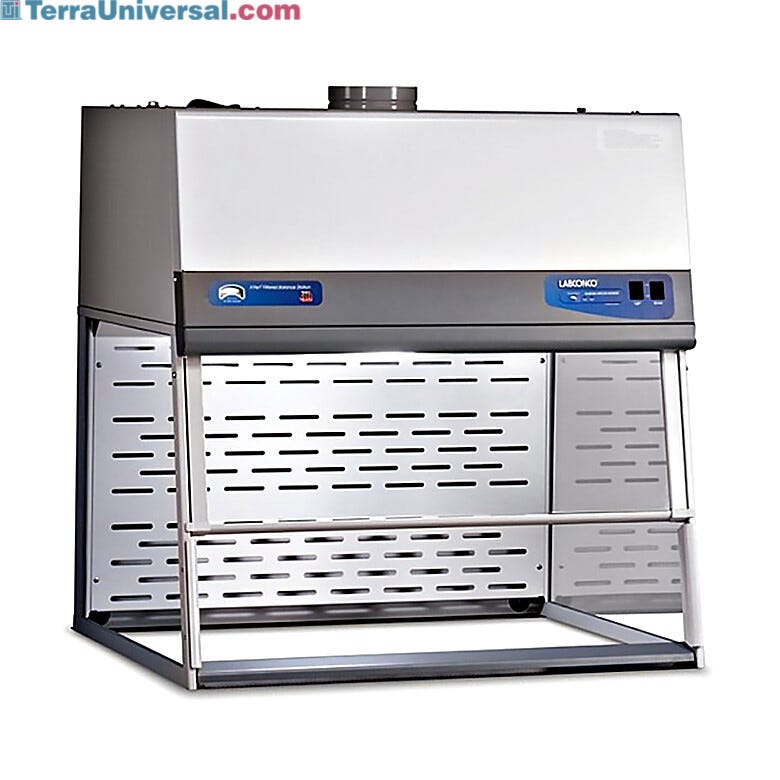 Shown: 3' Labconco RXPert Single Filtered Balance Enclosure without work surface (requires exhaust connection) | 9082-13 displayed