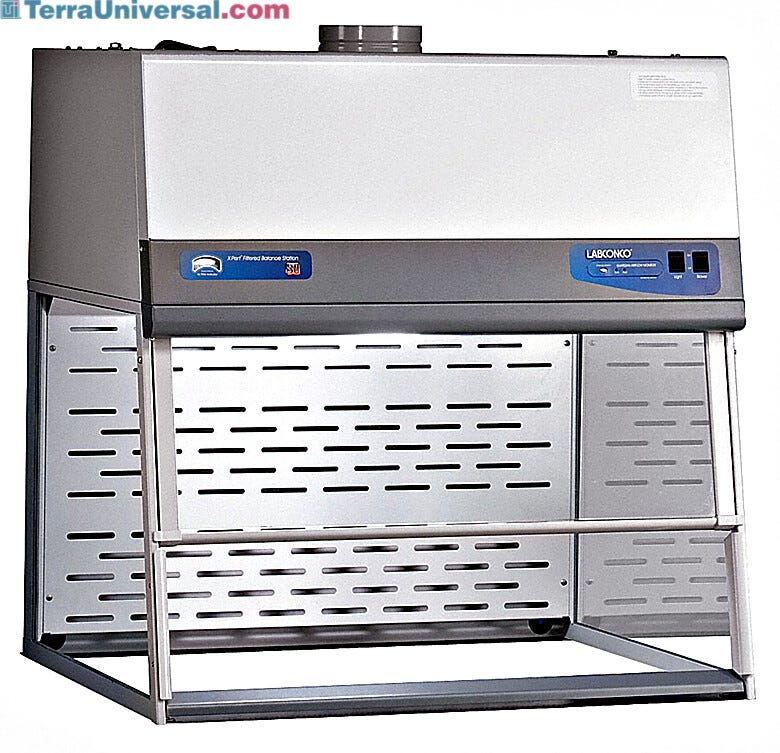The RXPert Single Filtered Balance System is a USP 800-compliant, Class I containment enclosure for non-sterile compounding of hazardous drugs | 9082-11 displayed