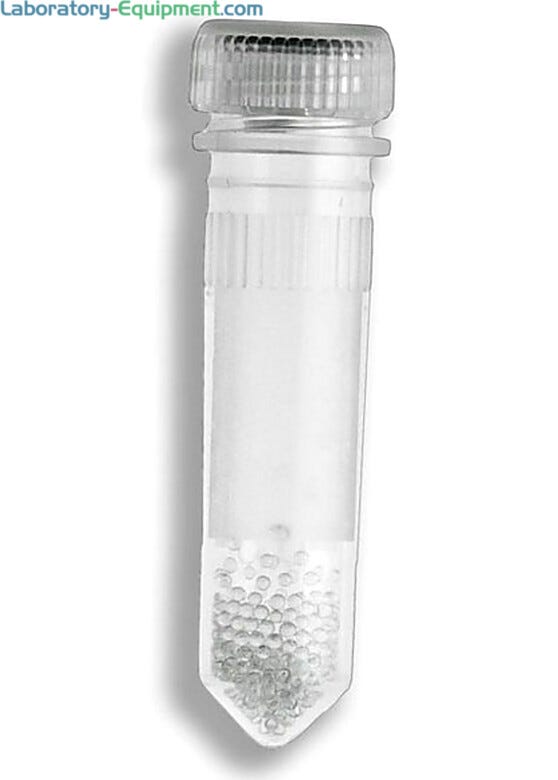 Small Beads are ideal for small samples, where as large beads are ideal for larger samples | 2826-03 displayed