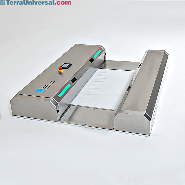 Automatic adhesive mat replacement ensures the mat surface remains sticky as needed.  |  2010-50A-220 displayed