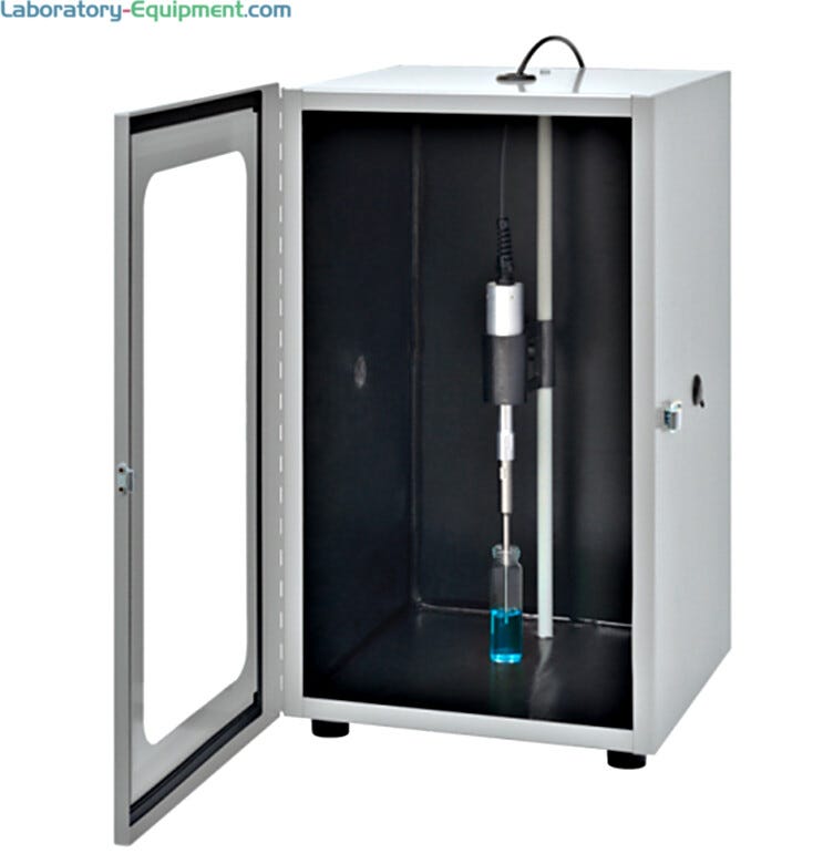 #432A Sound Enclosure with Converter Holder for use with Q125 and Q55 Sonicators  |  5323-19 displayed