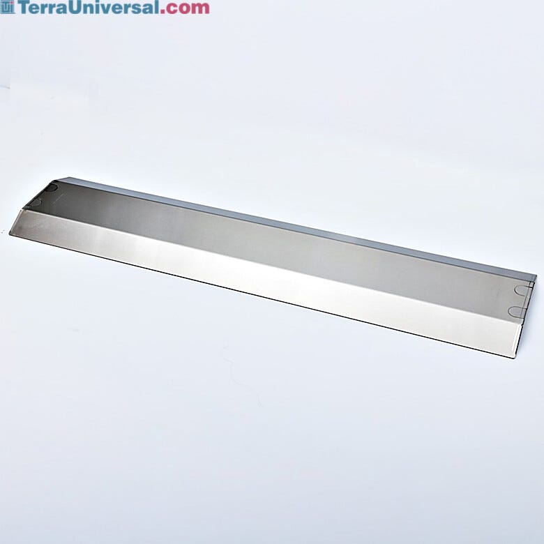 Stainless steel floor raceway for covering cables in high-traffic areas with flexible, fast, tool-less placement | 1555-00 displayed
