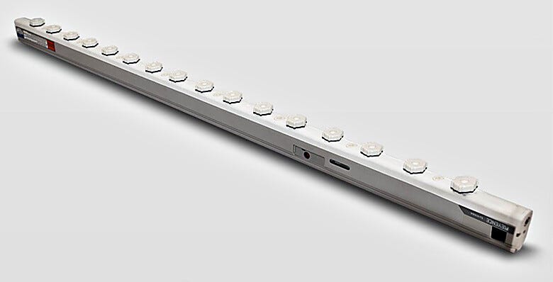 The Static-Sensing Ionizer discharges ions across a wide area and eliminates static charges from all types of surfaces  |  2005-73 displayed