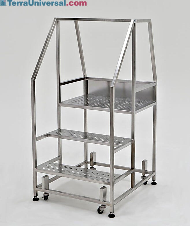 BioSafe model with safety rails features continuous-seam welds for ultimate cleanliness. | 2805-85 displayed
