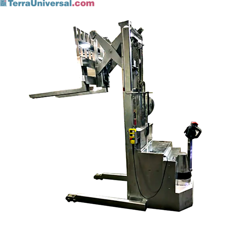 Built to reach deep into high-rack storage, SuperLift's reach truck handles vertical load management while keeping your floor space free for other operations  |  1735-40 displayed