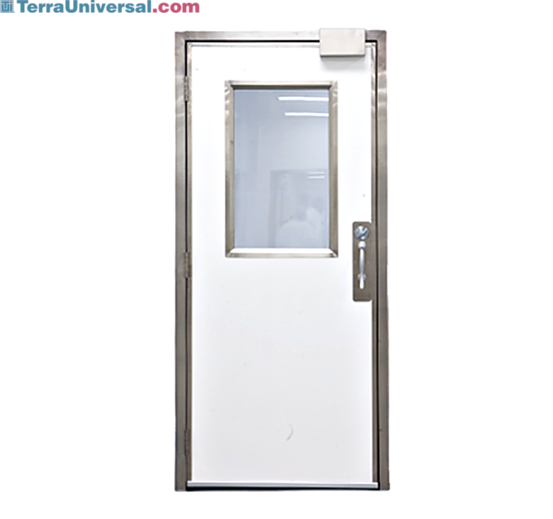 Durable FRP swinging door with seamless surface and chemical-resistant construction  |  1999-55 displayed