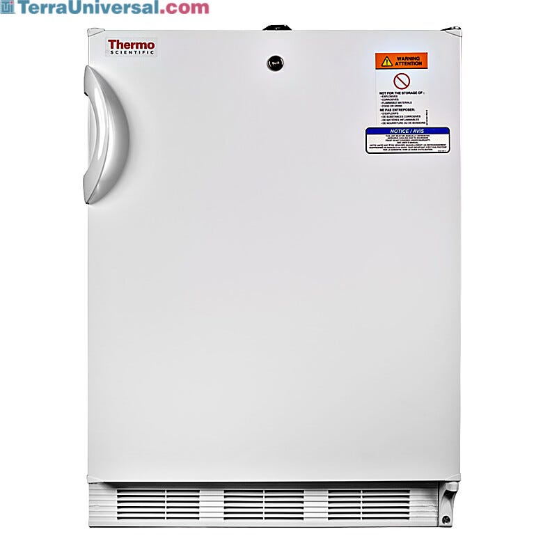 Economical 5.5 cu. ft. TSV05RPAA ADA-Compliant Undercounter Refrigerator by Thermo Fisher Scientific includes 3 adjustable shelves; SNAP, NRTL and cULus