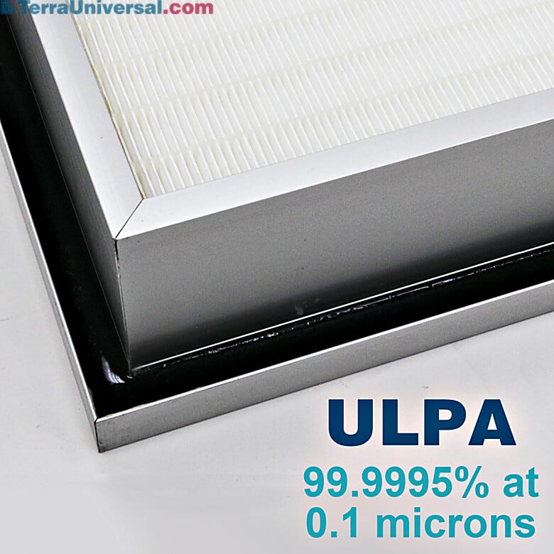 Roomside replaceable filters offers gel-sealed filter seats securely against 