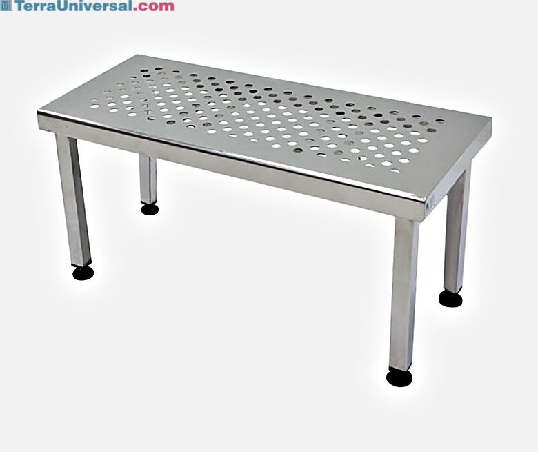 UltraClean Perforated Top Gowning Bench Cleanroom-compliant, aseptic benches for ISO-rated gowning rooms  |  1540-10 displayed