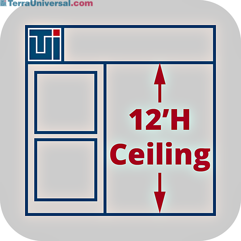 Service to adjust Valuline® hardwall cleanroom heights to 12'H  |  6600-66-VL-12H displayed