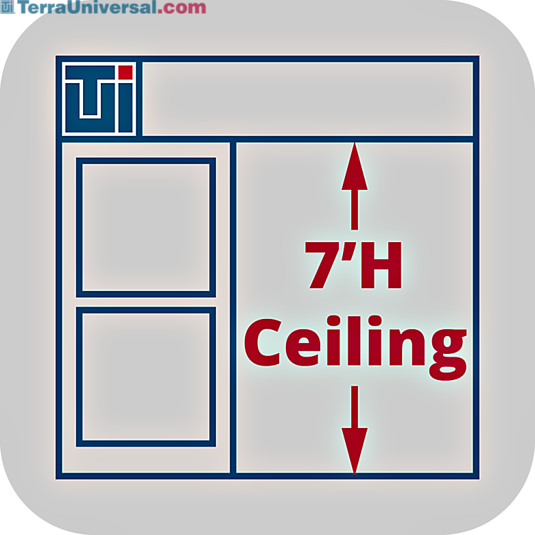 Service to adjust Valuline® hardwall cleanroom heights to 7'H  |  6600-66-VL-7H displayed