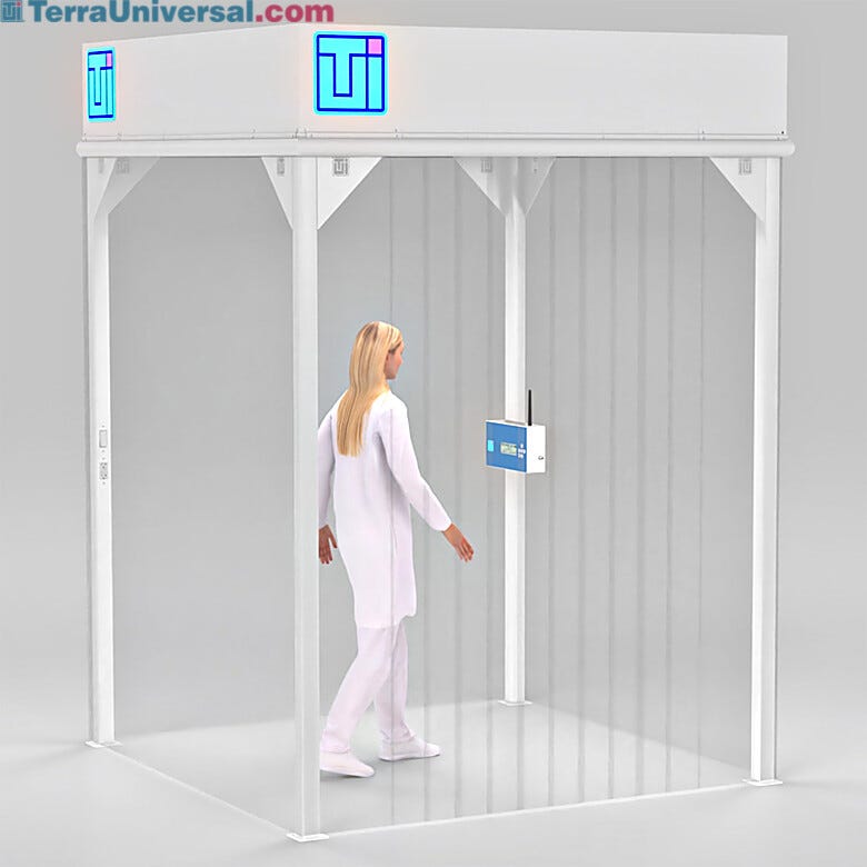 ValuLine® softwall modular cleanrooms make contamination control accessible and affordable, adapting to virtually any facility layout | 6600-66A-VL-0606 displayed