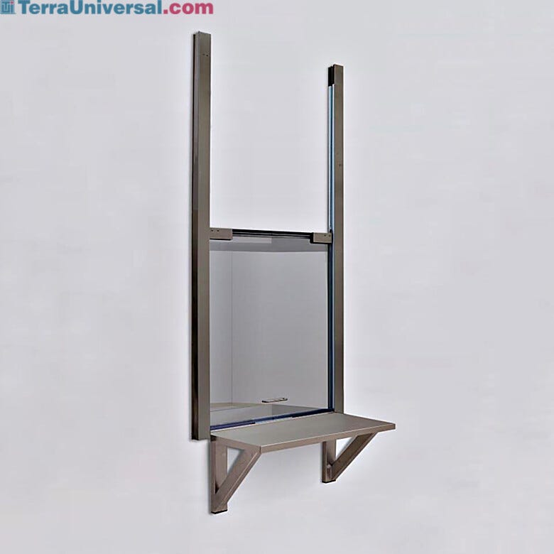 Vertical Sliding Convenience Windows include a 12