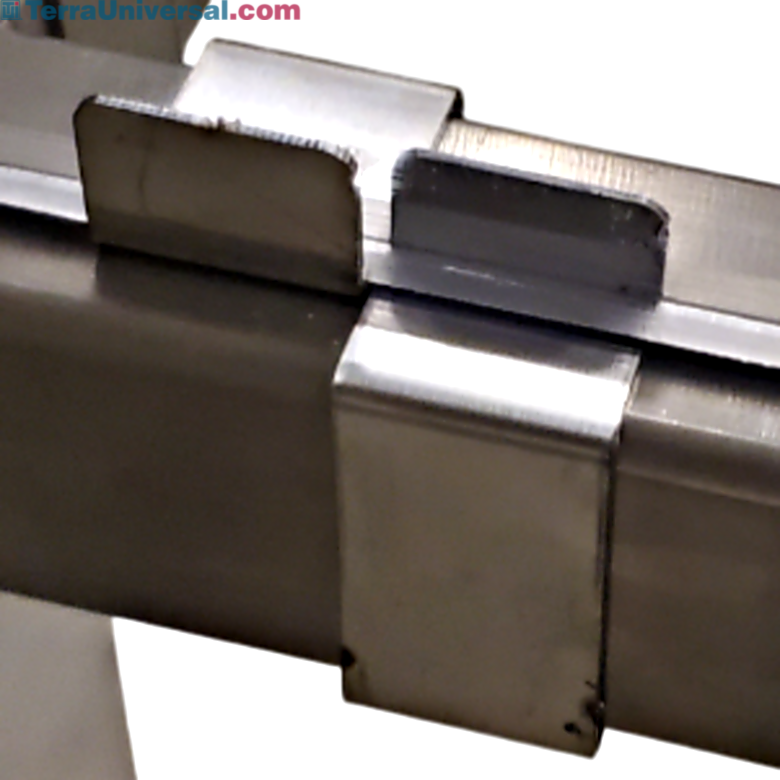 304 stainless steel mounting brackets for vibration isolated stands | 1686-26-MB displayed