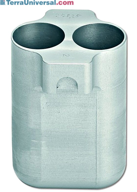 Z326-100H-B50 accepts 2 inserts  |  2823-86 displayed