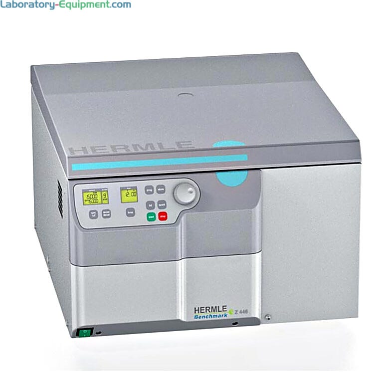 Hermle Z446 Super-Speed Refrigerated Centrifuge ideal for tissue culture lab use | 2823-65 displayed