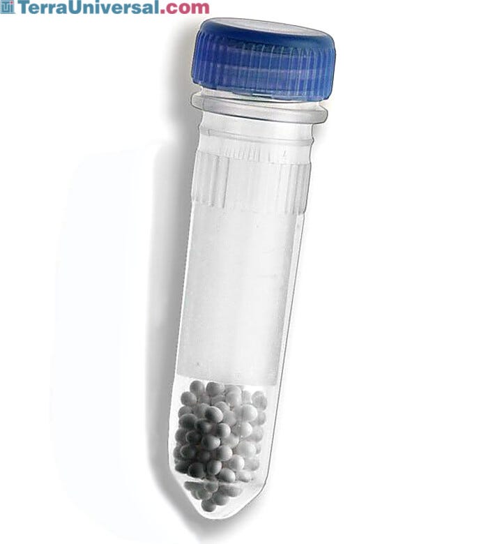 Small Beads are ideal for small samples, where as large beads are ideal for larger samples | 2826-07 displayed