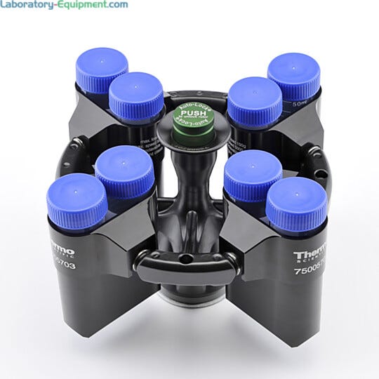 Allows all of the samples to swing outwards as the centrifuge is spun.  |  1717-07 displayed