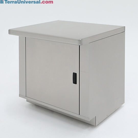36" wide stainless steel base cabinet for cleanroom or laboratory use  |  1725-02 displayed