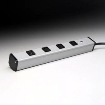 Provide electrical receptacles for connecting instruments and equipment inside the glove box. | 3643-16 displayed