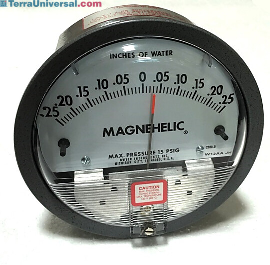 Measure and control both positive and negative low air or gas pressures  |  6600-86 displayed