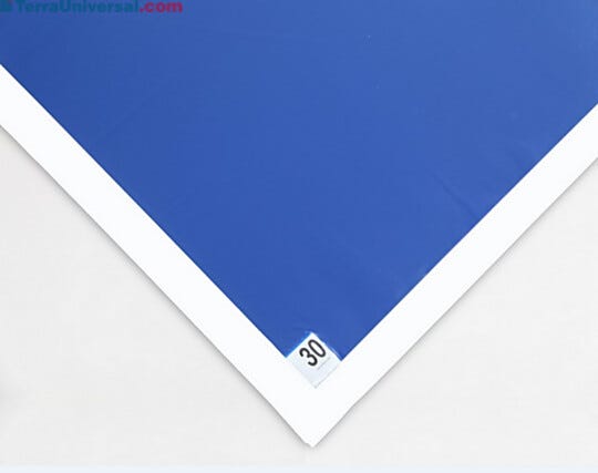 Adhesive 30 Sheet Blue Mats  |  5605-81 displayed