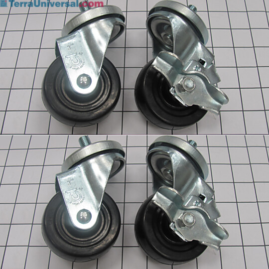 Optional 3-inch diameter caster set  |  1700-44 displayed