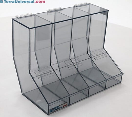 Static Dissipative PVC Multi-Chamber Dispenser  |  4005-50 displayed