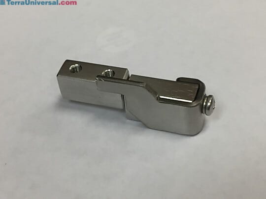 To prevent doors from opening completely, use a 90 degree door stop for flush mount pass through doors  |  6705-98 displayed