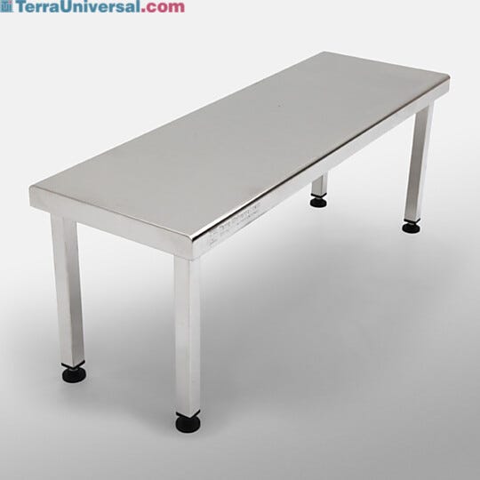 Free Standing Solid Top Gowning Bench, ISO 5-Compliant  |  1530-27-2 displayed