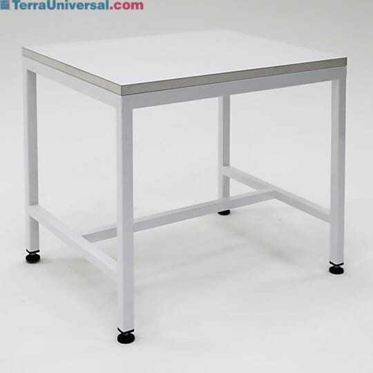 Powder-coated steel stands are made of 1.5" (38 mm) square steel tubes and includes nylon leveling feet; positions chamber 30" above floor  |  9670-03 displayed