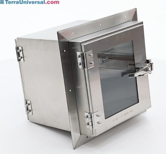 Simplifies contamination-free transfer of materials between classified spaces | 2636-01D-2 displayed