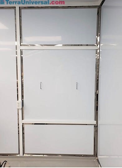 Provides quick access via a smaller opening without disassembling entire wall panel, and without moving heavy equipment.  |  6704-04 displayed