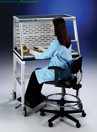 Labconco Protector XVS ventilation station design maintains stable air velocity; does not include stand | 3646-19 displayed