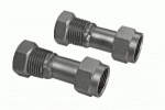 Two adapters M16x1 female to NPT 1/4" female; suitable for Julabo Series: HE, HL, SE, SL, CF models | 2540-92A displayed