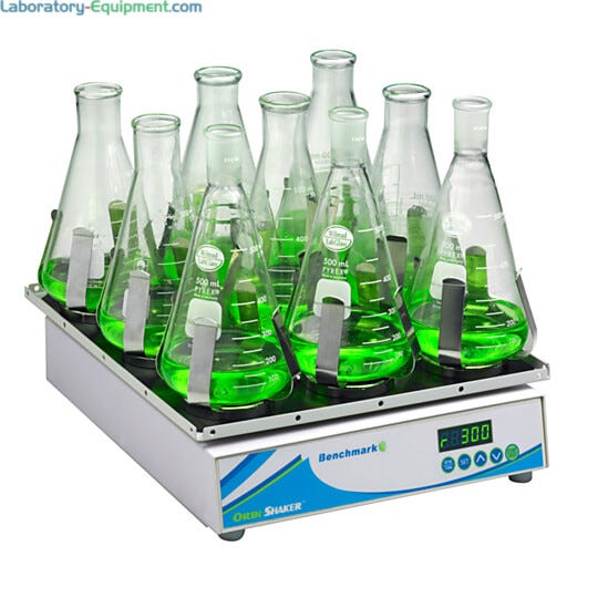 Benchmark Scientific’s Orbi-Shaker™ Orbital Mixer provides economical mixing for batches of samples weighing up to 14 lbs