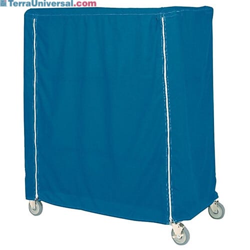Blue vinyl cart cover for large carts | 1533-28 displayed